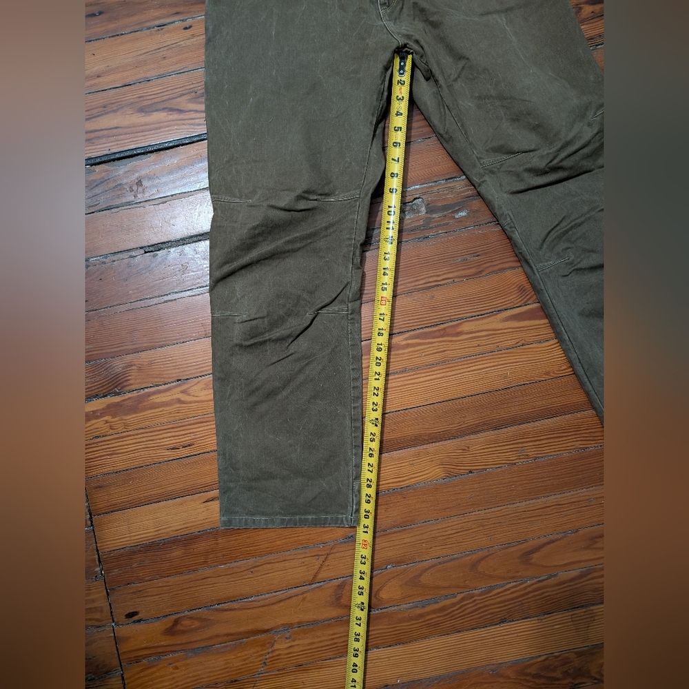 lot 2 pair Kuhl RYDR Vintage Patina Dye HIking Outdoor Pants 38 x 32 brown olive - Picture 13 of 16